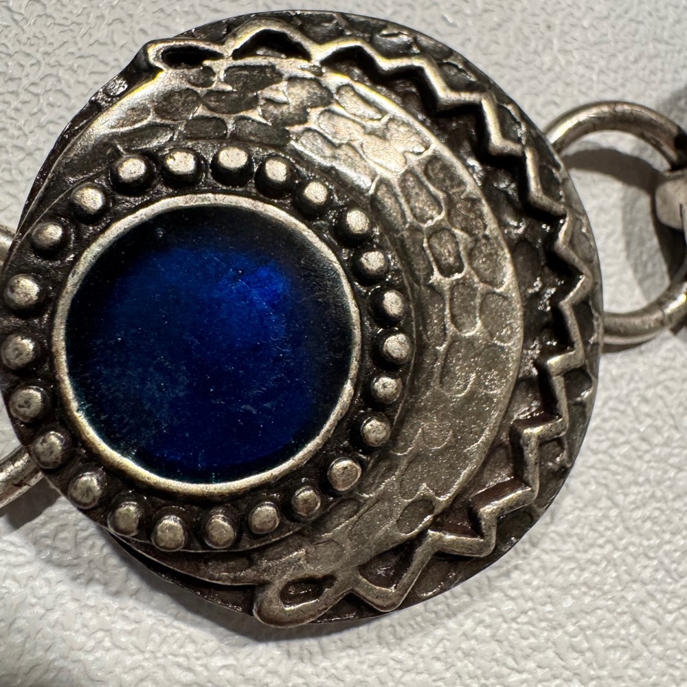 Vtg Chico’s Keys Chain Belt Silver - Picture 7 of 13
